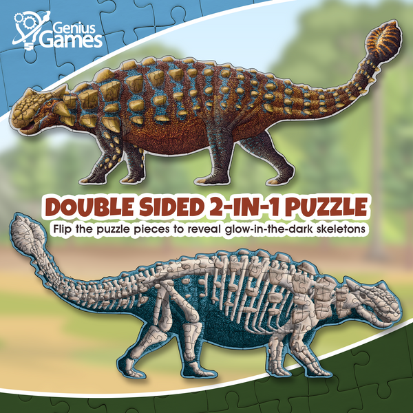 Ankylosaurus Dinosaur Jigsaw Puzzle - Genius Games
