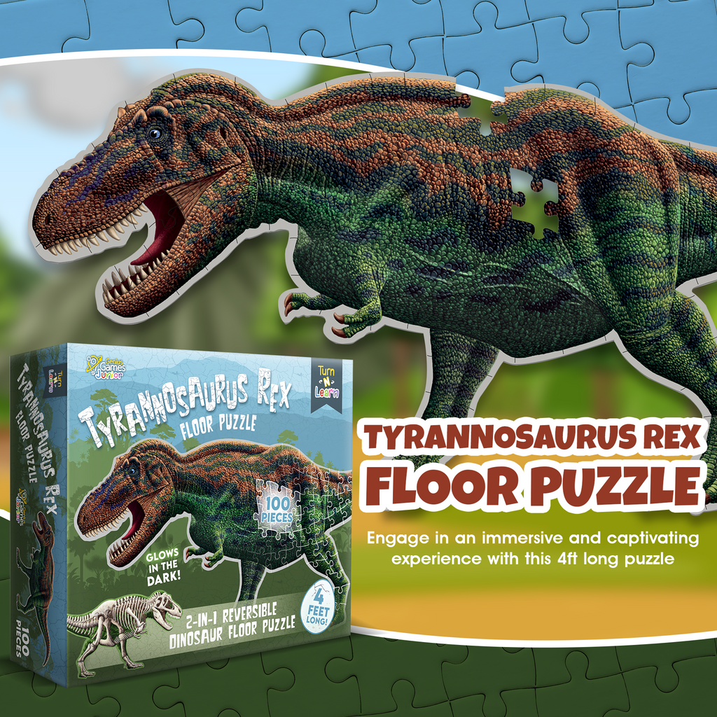 Dinosaur World Floor Puzzle – 200 Pieces
