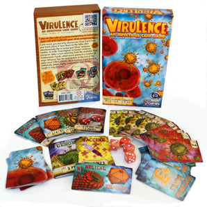 Virulence: An Infectious Virus Card Game - Educational Bidding Game for Kids 8+ - Perfect Biology Board Game